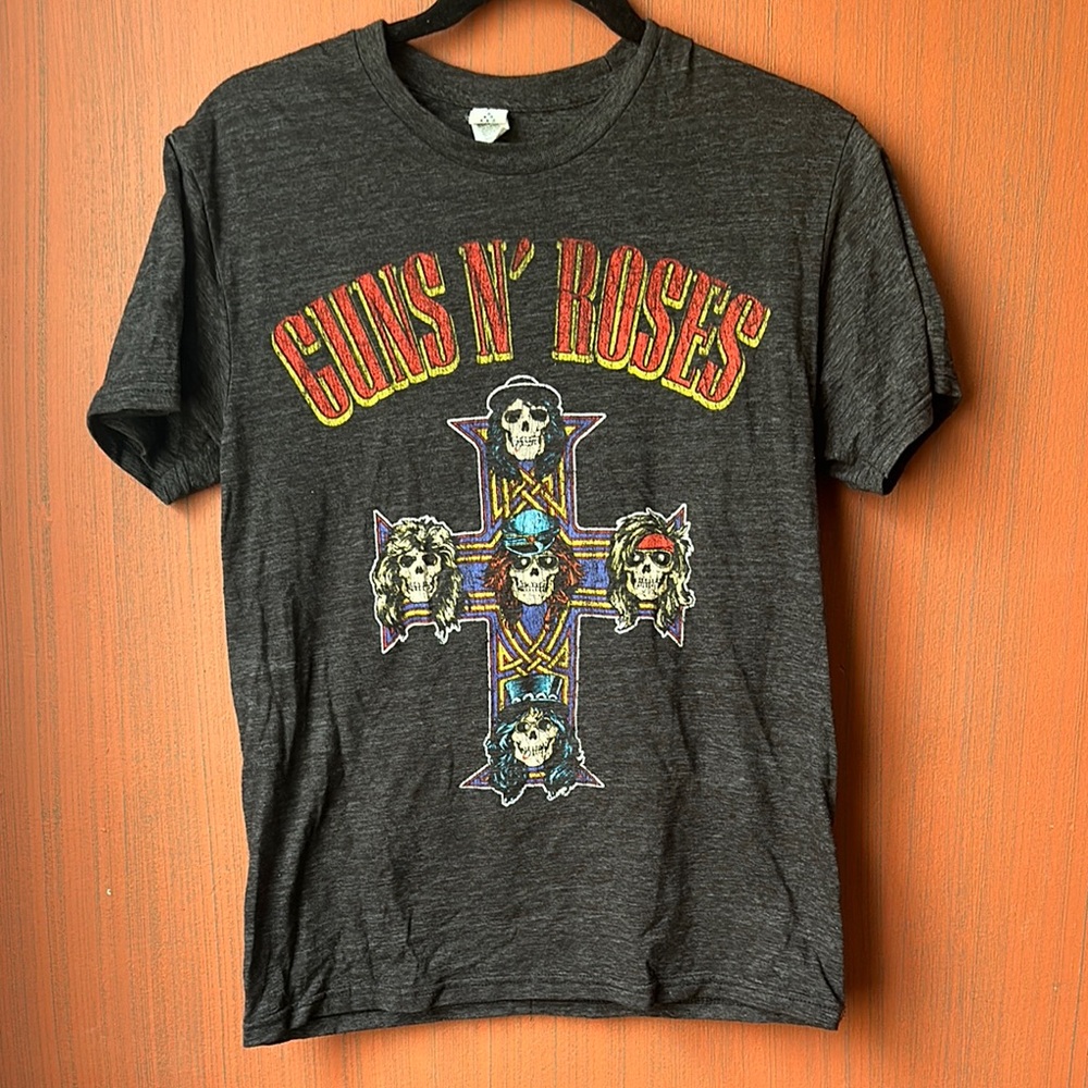 707 by Fantasy Activewear Guns N' Roses Graphic Tee - Dark gray S